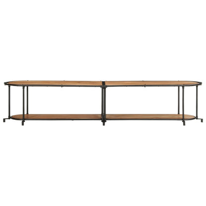 TV Cabinet 200x42x40 cm Solid Wood Acacia