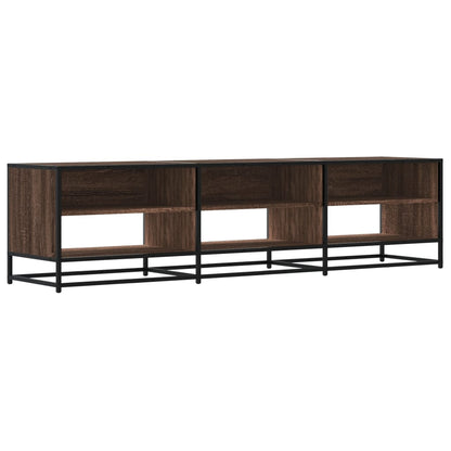 TV Cabinet Brown Oak 180x40x46 cm Engineered Wood