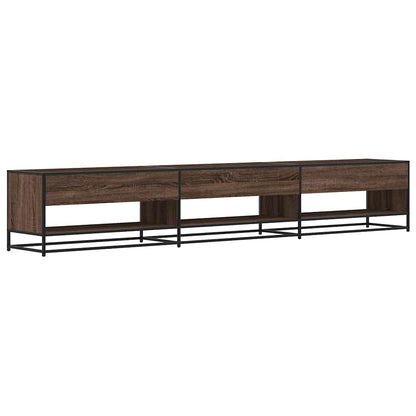 TV Cabinet Brown Oak 270x40x46 cm Engineered Wood