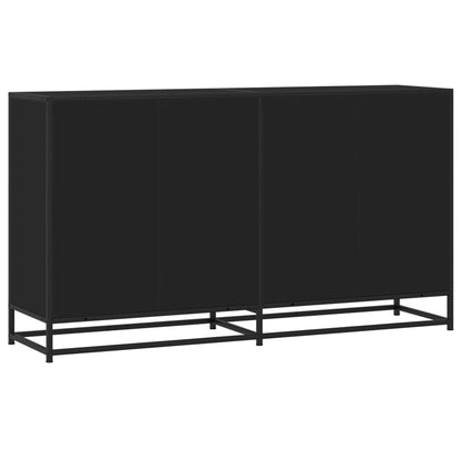 Sideboard Black 134x35x76 cm Engineered Wood