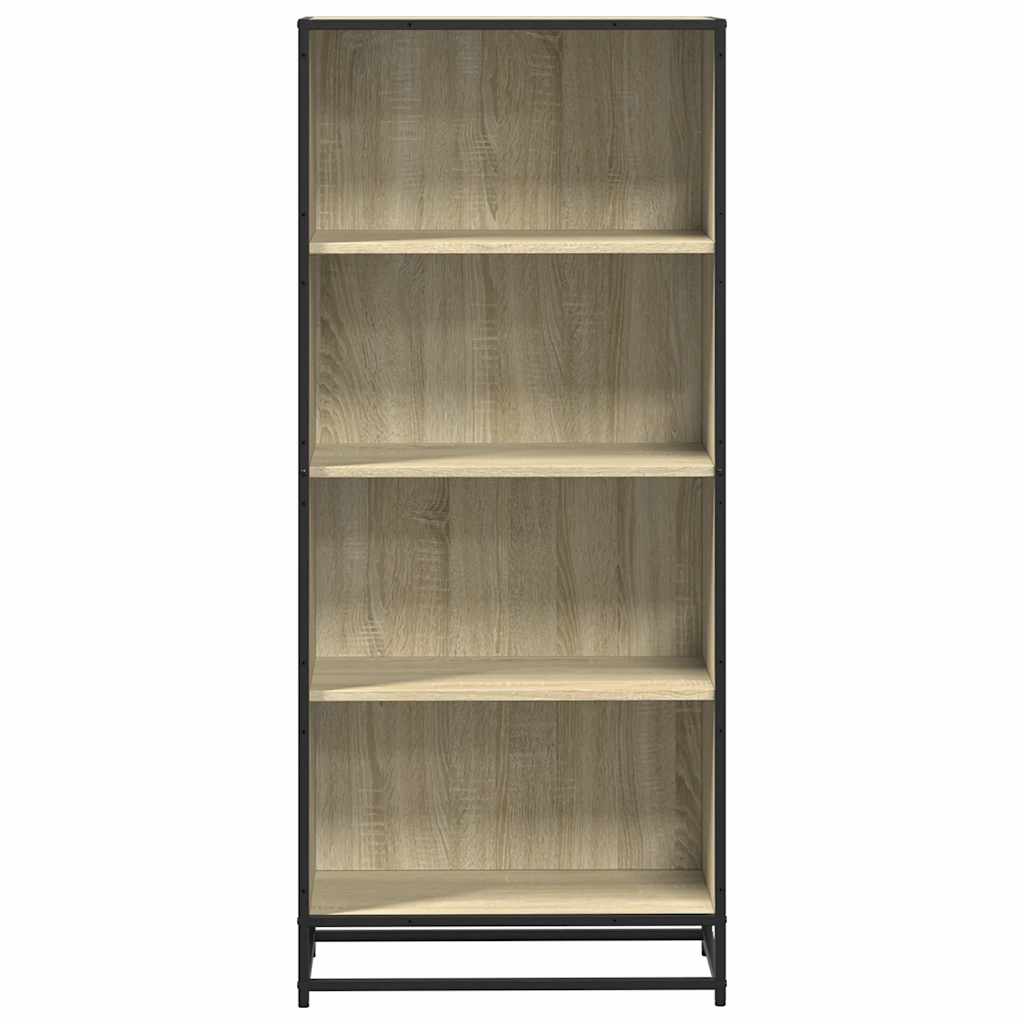 Bookcase Sonoma Oak 60x35x139 cm Engineered Wood