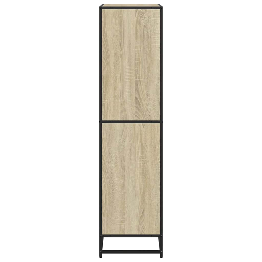 Bookcase Sonoma Oak 60x35x139 cm Engineered Wood