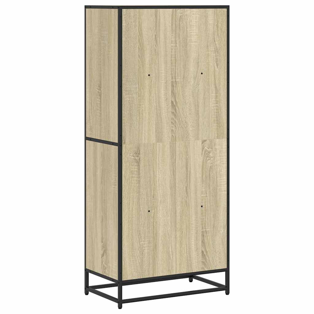 Bookcase Sonoma Oak 60x35x139 cm Engineered Wood