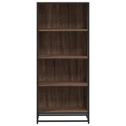 Bookcase Brown Oak 60x35x139 cm Engineered Wood