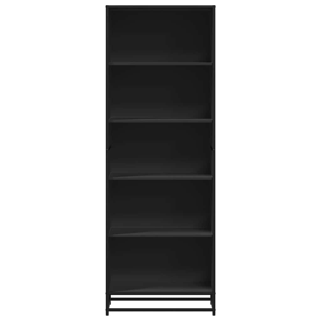 Bookcase Black 60x35x170.5 cm Engineered Wood