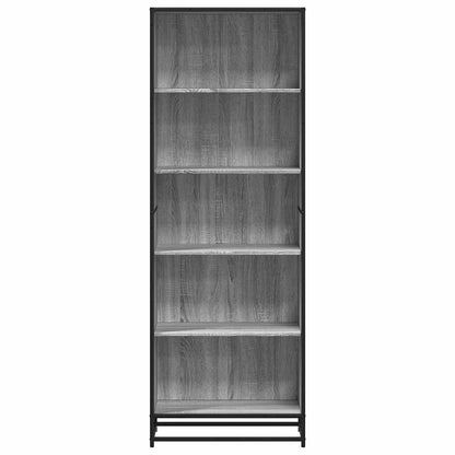 Bookcase Grey Sonoma 60x35x170.5 cm Engineered Wood