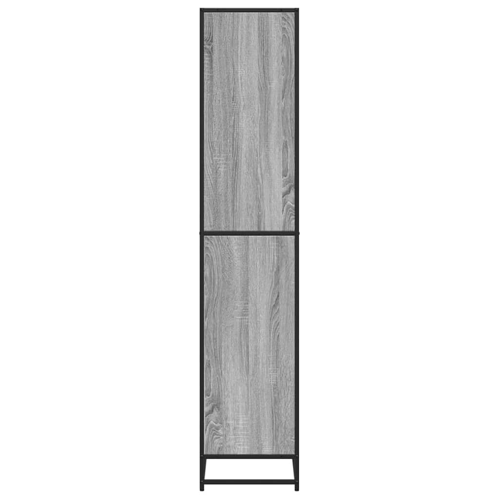 Bookcase Grey Sonoma 60x35x170.5 cm Engineered Wood