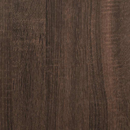 3 Piece Bathroom Furniture Set Brown Oak Engineered Wood
