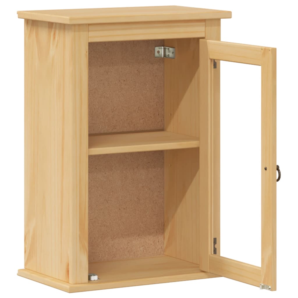 Bathroom Wall Cabinet Corona 45x27x64.5 cm Solid Wood Pine