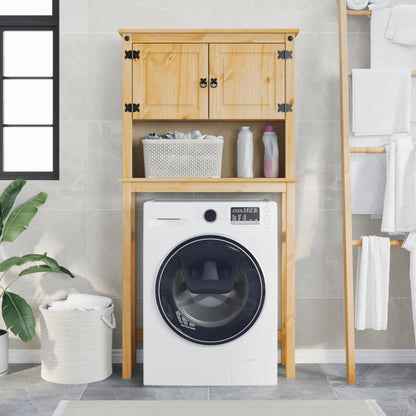 Bathroom Washing Machine Cabinet Corona Solid Wood Pine