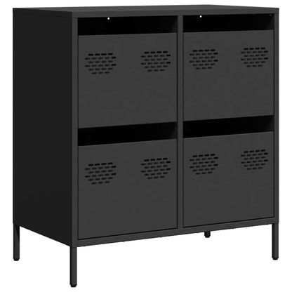 Sideboard Black 68x39x73.5 cm Cold-rolled Steel