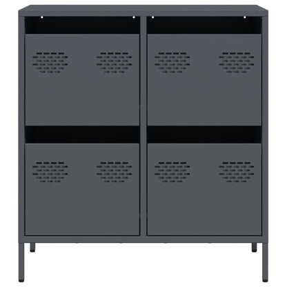 Sideboard Anthracite 68x39x73.5 cm Cold-rolled Steel
