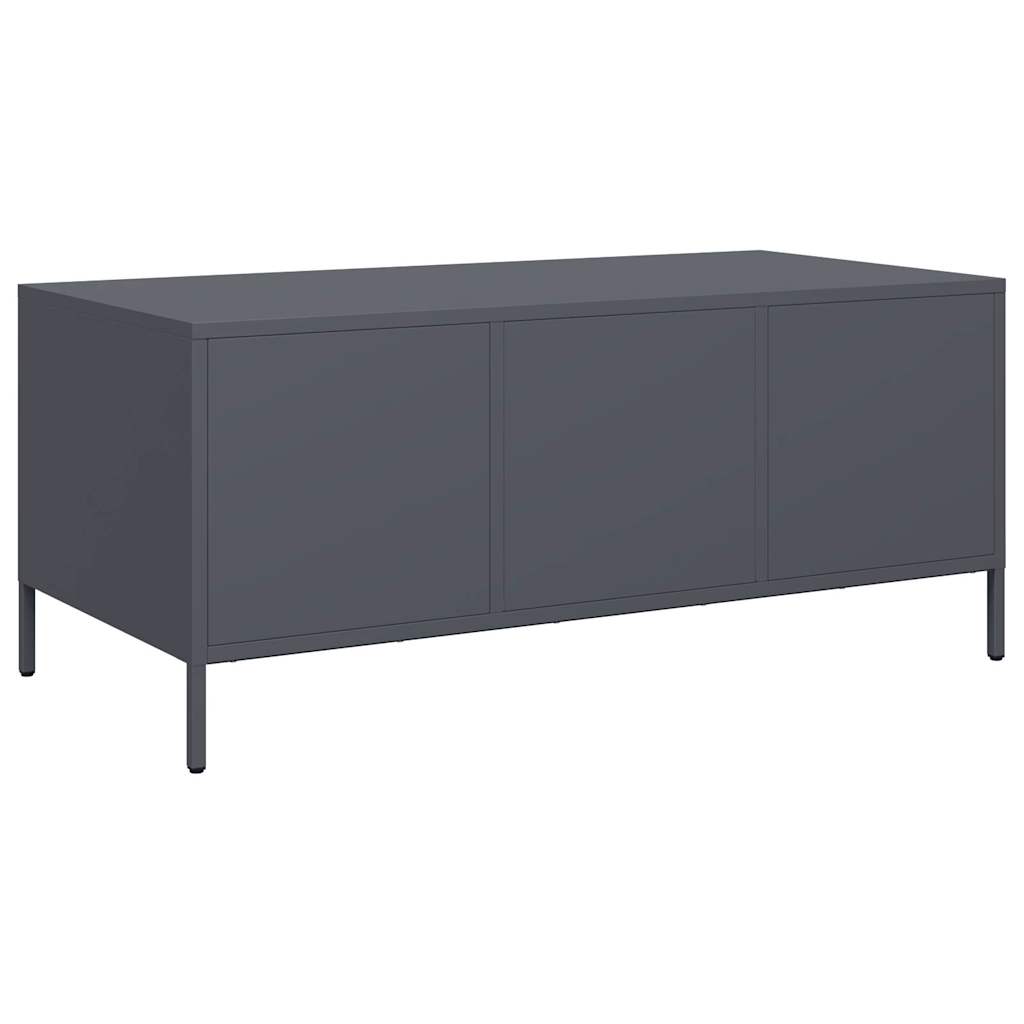 Coffee Table Anthracite 101.5x50x43.5 cm Cold-rolled Steel