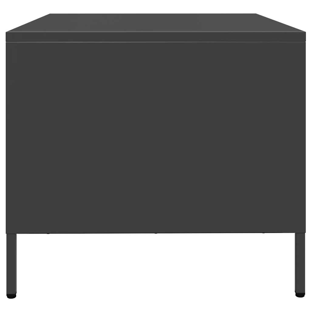 Coffee Table Black 101.5x50x43.5 cm Cold-rolled Steel