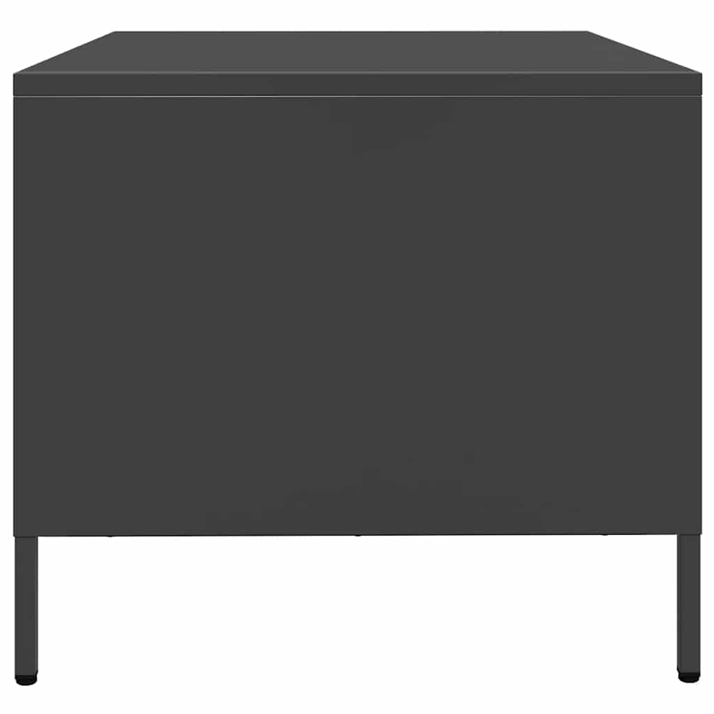 Coffee Table Black 68.5x50x43.5 cm Cold-rolled Steel