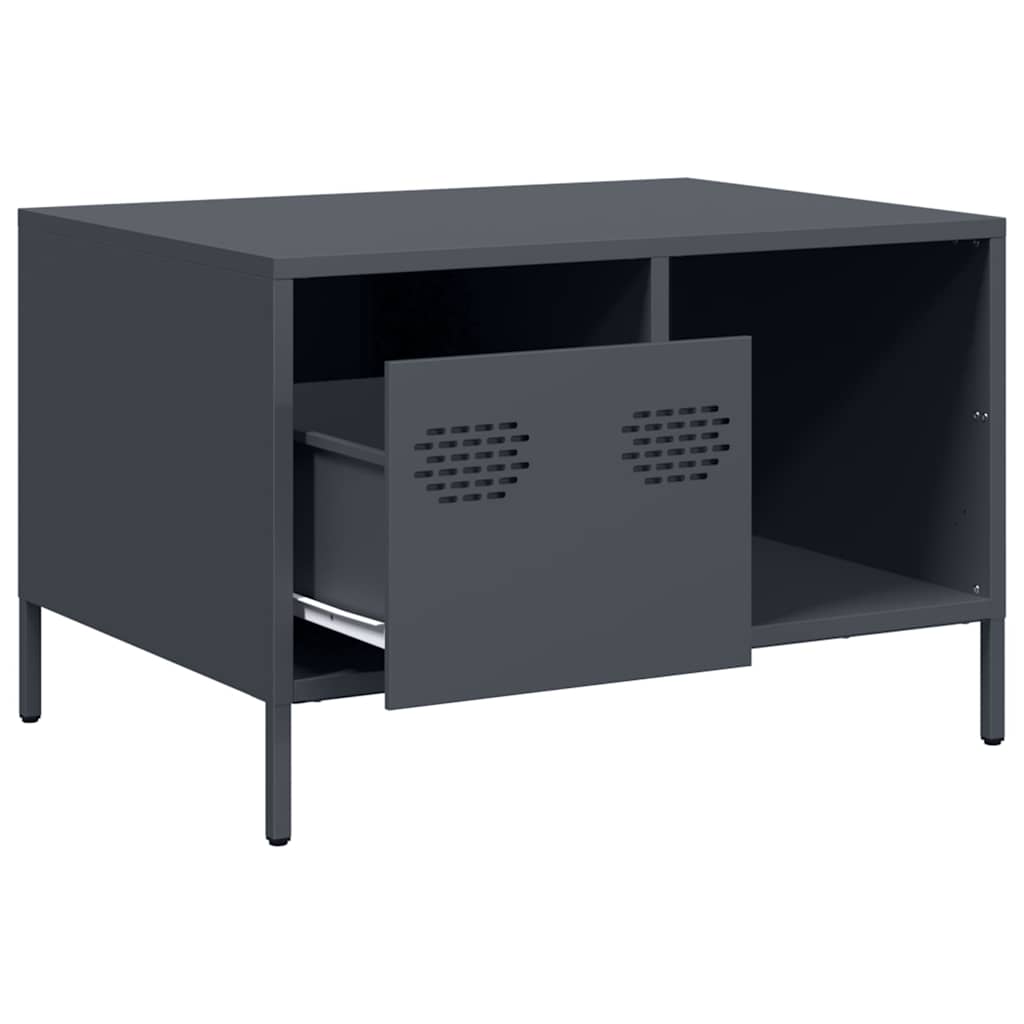 Coffee Table Anthracite 68.5x50x43.5 cm Cold-rolled Steel