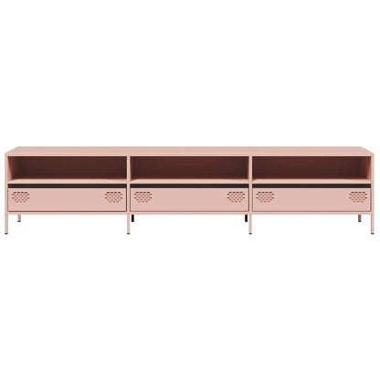 TV Cabinet Pink 202x39x43.5 cm Cold-rolled Steel