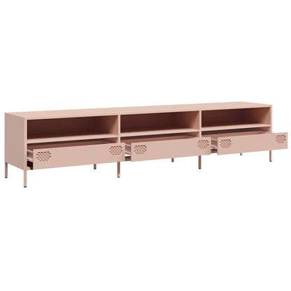 TV Cabinet Pink 202x39x43.5 cm Cold-rolled Steel