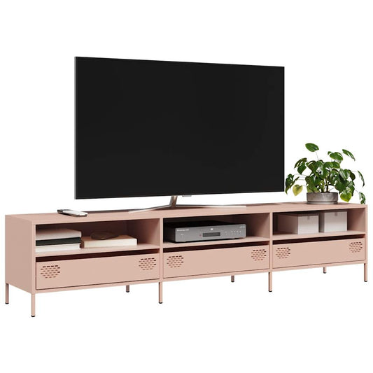 TV Cabinet Pink 202x39x43.5 cm Cold-rolled Steel