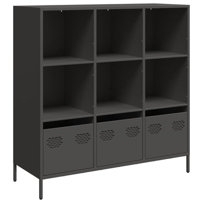 Highboard Black 101.5x39x103.5 cm Steel