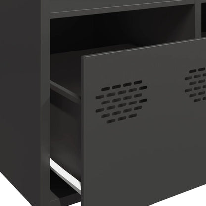 Highboard Black 101.5x39x103.5 cm Steel