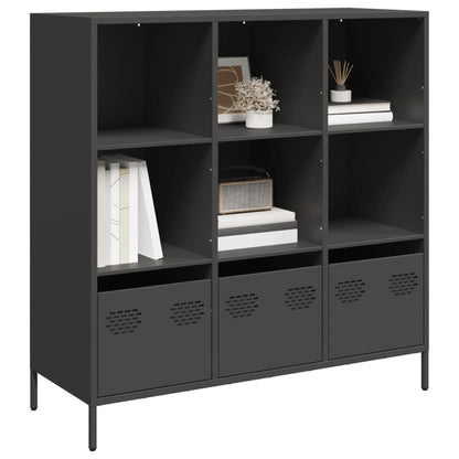 Highboard Black 101.5x39x103.5 cm Steel