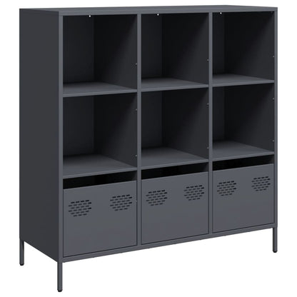 Highboard Anthracite 101.5x39x103.5 cm Steel