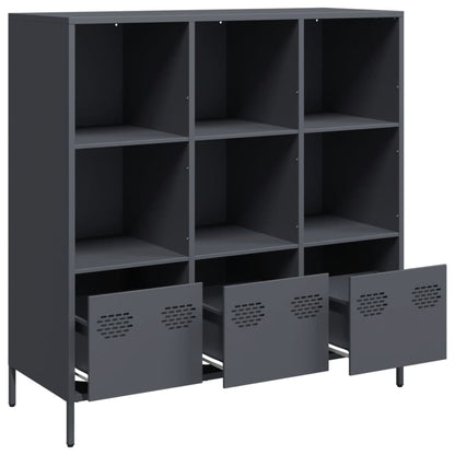 Highboard Anthracite 101.5x39x103.5 cm Steel