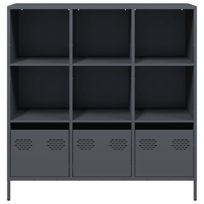 Highboard Anthracite 101.5x39x103.5 cm Steel