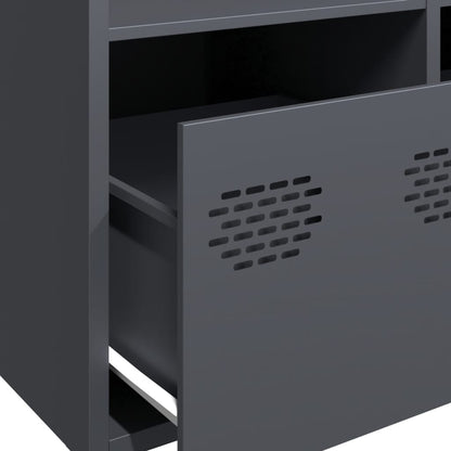 Highboard Anthracite 101.5x39x103.5 cm Steel