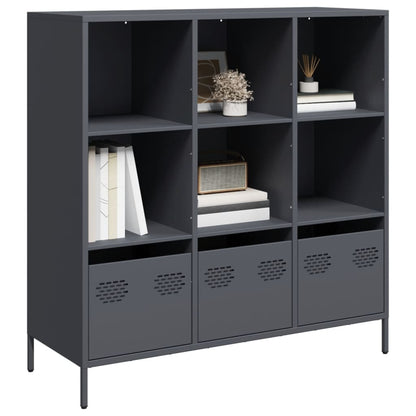 Highboard Anthracite 101.5x39x103.5 cm Steel