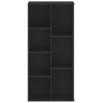 Bookcase Black 50x25x105 cm Engineered Wood