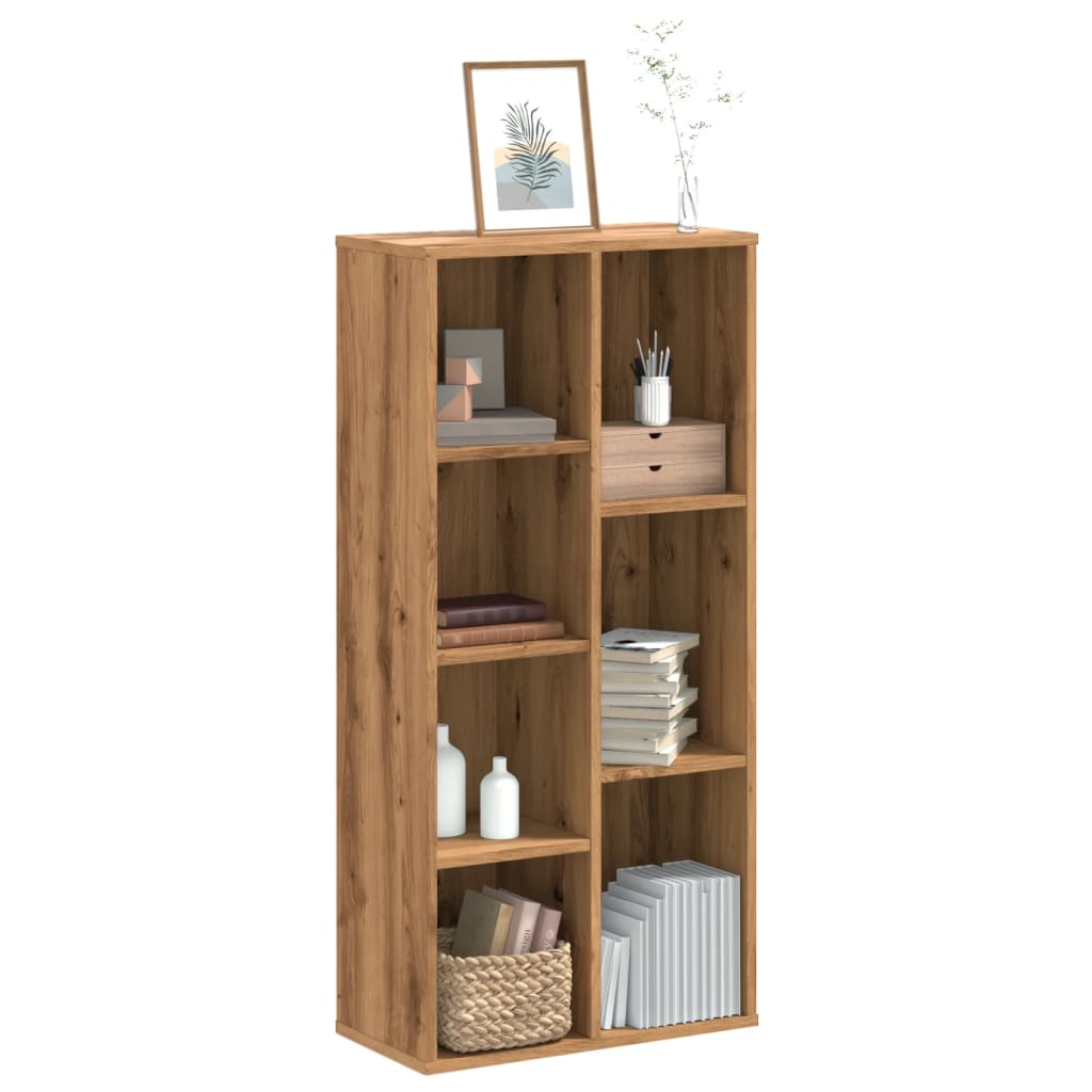 Bookcase Artisian Oak 50x25x105 cm Engineered Wood