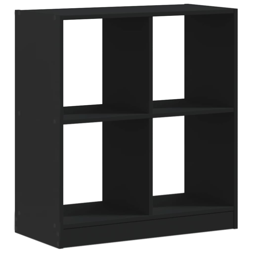 Bookcase Black 68.5x32x75 cm Engineered Wood