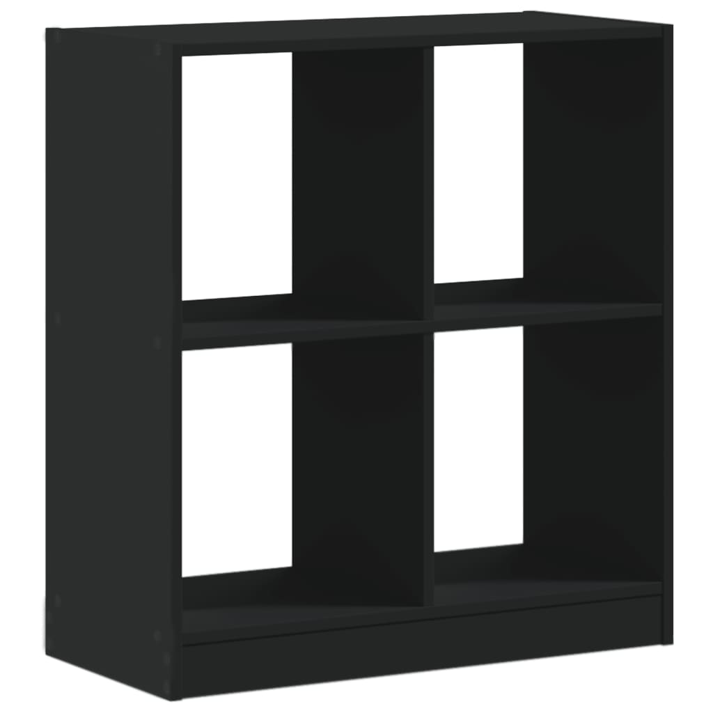 Bookcase Black 68.5x32x75 cm Engineered Wood