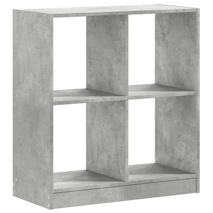 Bookcase Concrete Grey 68.5x32x75 cm Engineered Wood