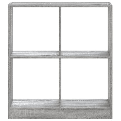 Bookcase Grey Sonoma 68.5x32x75 cm Engineered Wood