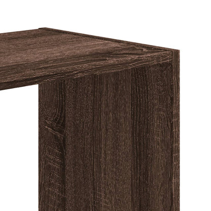 Bookcase Brown Oak 68.5x32x75 cm Engineered Wood