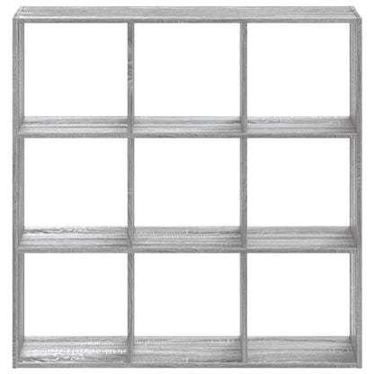 Bookcase Grey Sonoma 102x32x102 cm Engineered Wood