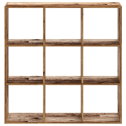 Bookcase Old Wood 102x32x102 cm Engineered Wood