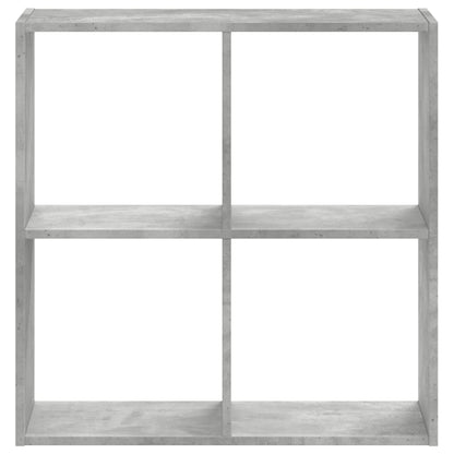 Bookcase Concrete Grey 68.5x32x68.5 cm Engineered Wood