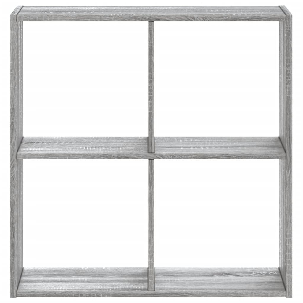 Bookcase Grey Sonoma 68.5x32x68.5 cm Engineered Wood