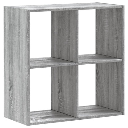 Bookcase Grey Sonoma 68.5x32x68.5 cm Engineered Wood