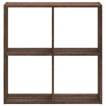 Bookcase Brown Oak 68.5x32x68.5 cm Engineered Wood