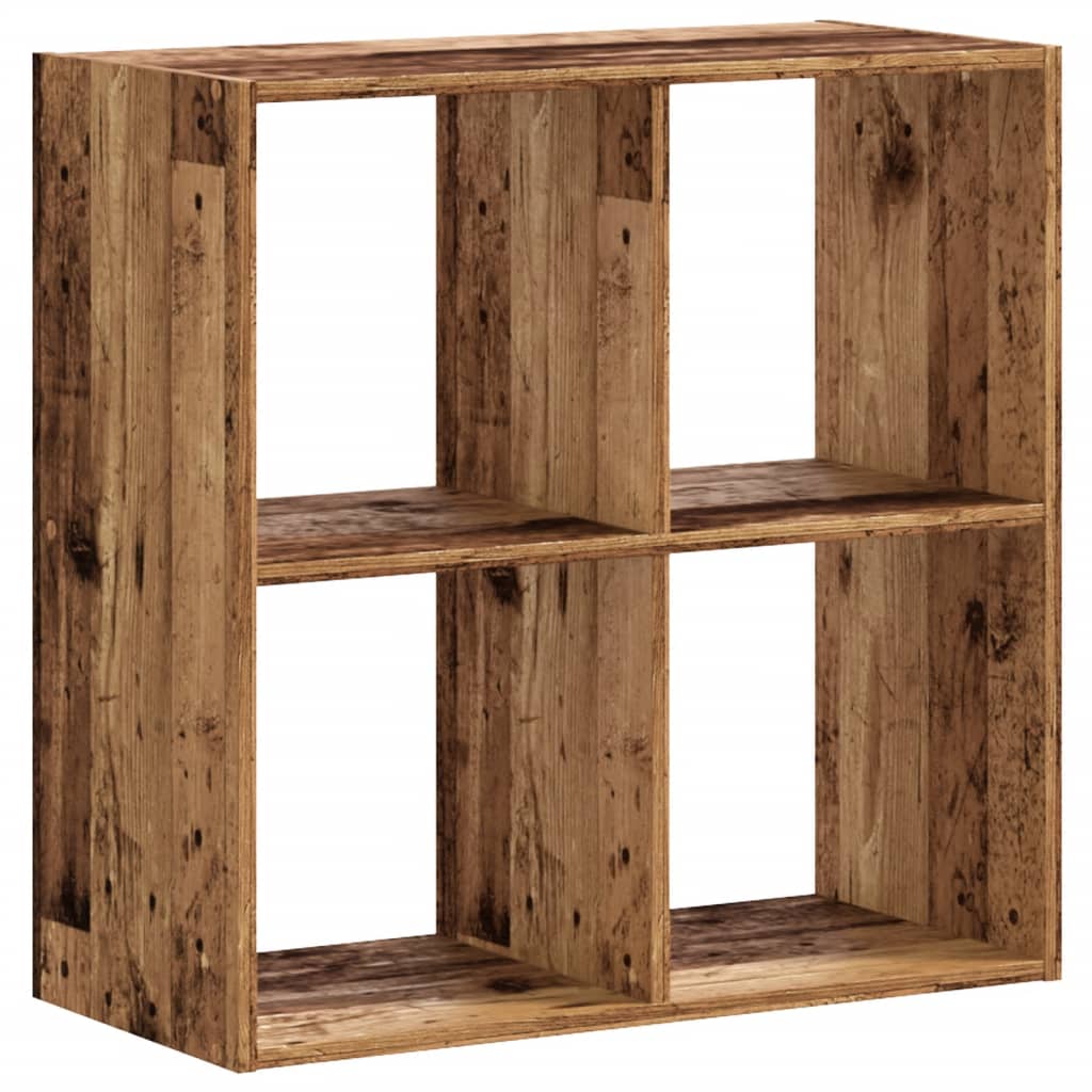 Bookcase Old Wood 68.5x32x68.5 cm Engineered Wood