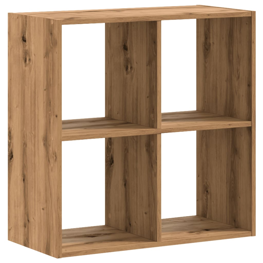 Bookcase Artisian Oak 68.5x32x68.5 cm Engineered Wood