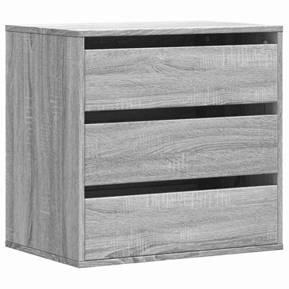 Corner Chest of Drawers Grey Sonoma 60x41x58 cm Engineered Wood