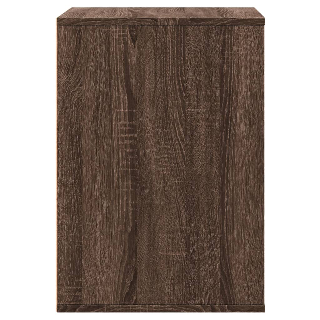 Corner Chest of Drawers Brown Oak 60x41x58 cm Engineered Wood