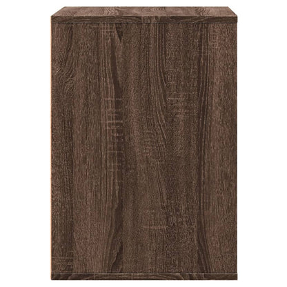 Corner Chest of Drawers Brown Oak 60x41x58 cm Engineered Wood