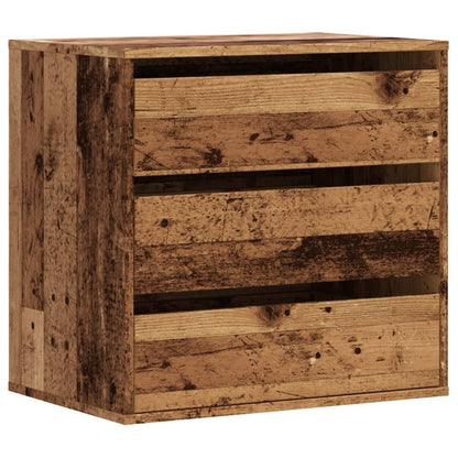 Corner Chest of Drawers Old Wood 60x41x58 cm Engineered Wood